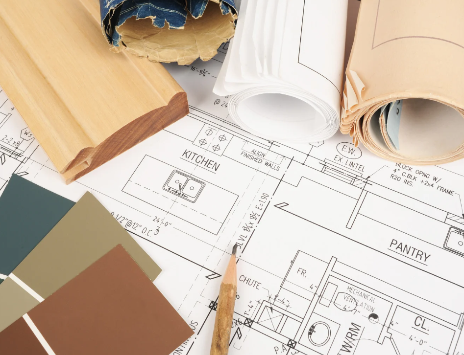 custom kitchen cabinets Toronto blueprint design