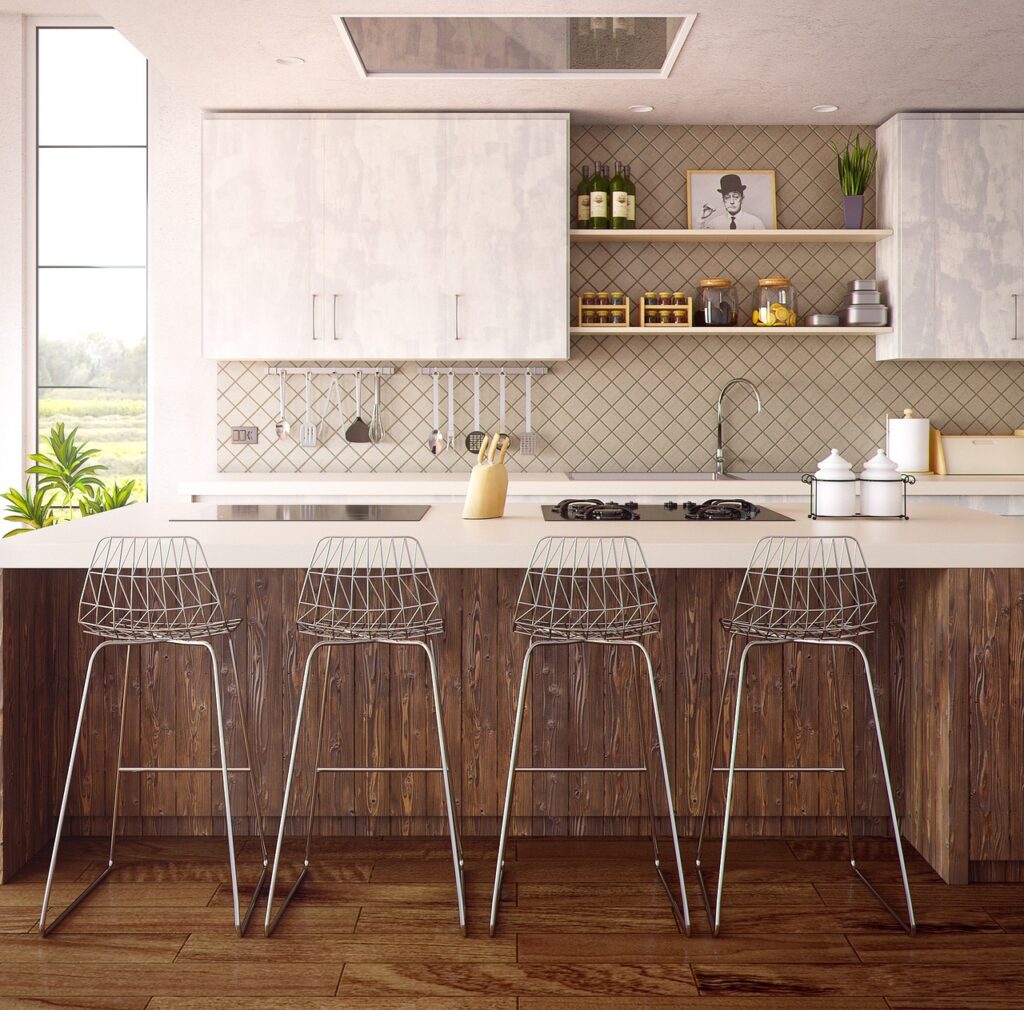wood custom kitchen cabinets in Toronto kitchen